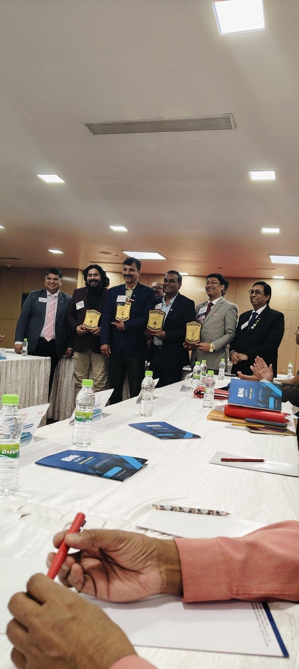 Recognition at BNI corporate meet